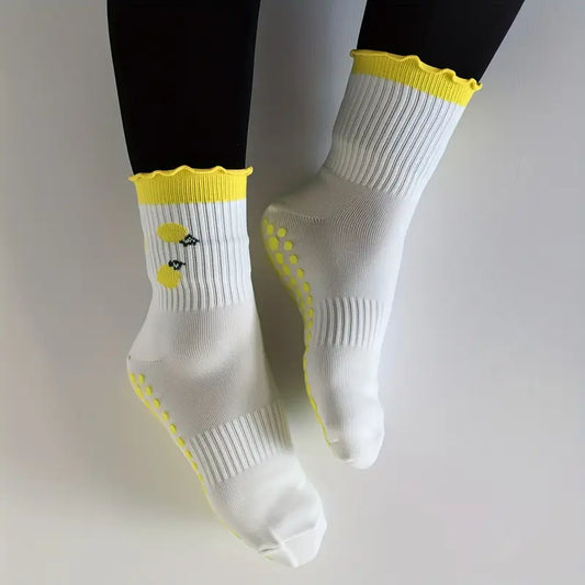 Pineapple Pop Grip Socks