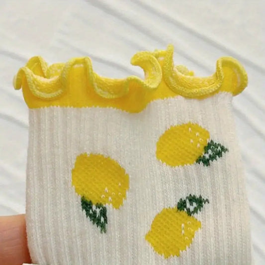 Pineapple Pop Grip Socks